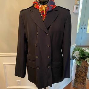Vintage Gucci light summer navy jacket.EUC.